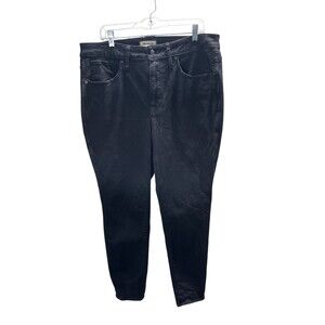 Madewell Jeans Women's Size 18 W Black Skinny Denim Cotton Blend
